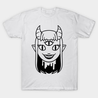 Monster Girl B&W T-Shirt